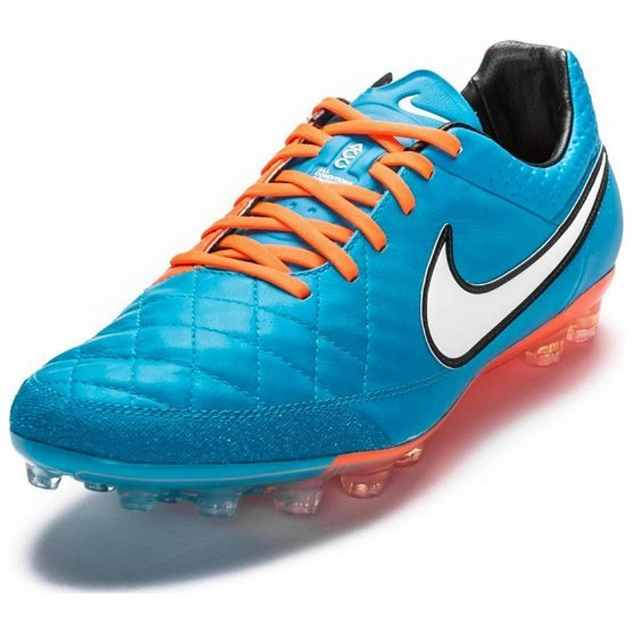 Nike Tiempo Legend 5 AG Artificial Ground Breathable Quick Dry Soccer Shoes Men's Blue Orange купить в интернет-магазине Yoocart с быстрой доставкой по России.