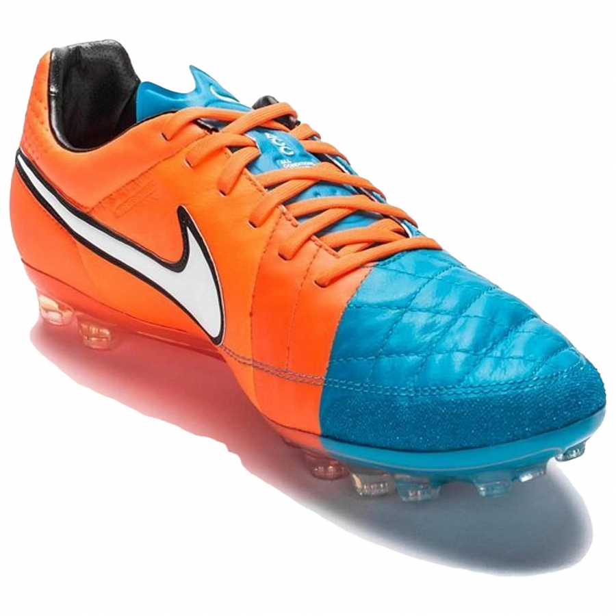 Nike Tiempo Legend 5 AG Artificial Ground Breathable Quick Dry Soccer Shoes Men's Blue Orange купить в интернет-магазине Yoocart с быстрой доставкой по России.