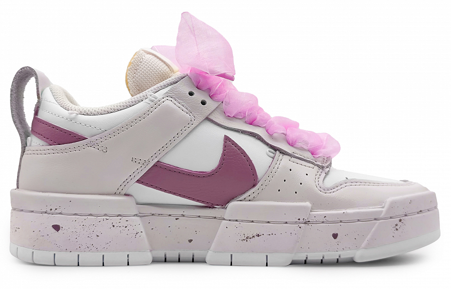 Nike Dunk Low Disrupt Anti-Slip And Wear-Resistant Lightweight Low-Top Skateboard Shoes Women's Violet
