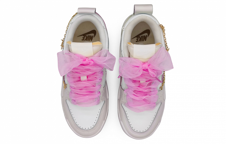Nike Dunk Low Disrupt Anti-Slip And Wear-Resistant Lightweight Low-Top Skateboard Shoes Women's Violet