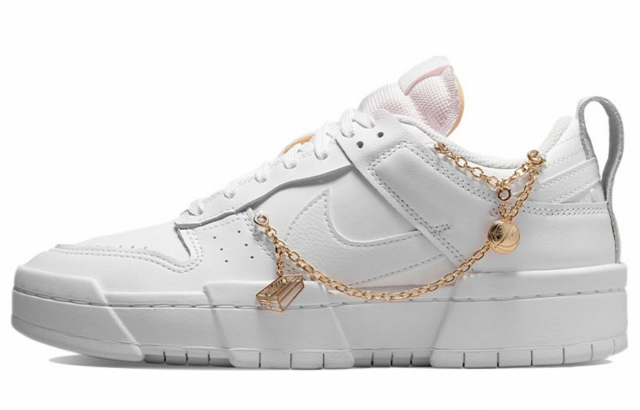 Nike Dunk Low Disrupt Anti-Slip And Wear-Resistant Lightweight Low-Top Skateboard Shoes Women's Violet