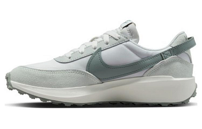 NIKE Waffle Debut Повседневная обувь Низкие кеды Зеленый белый Женская