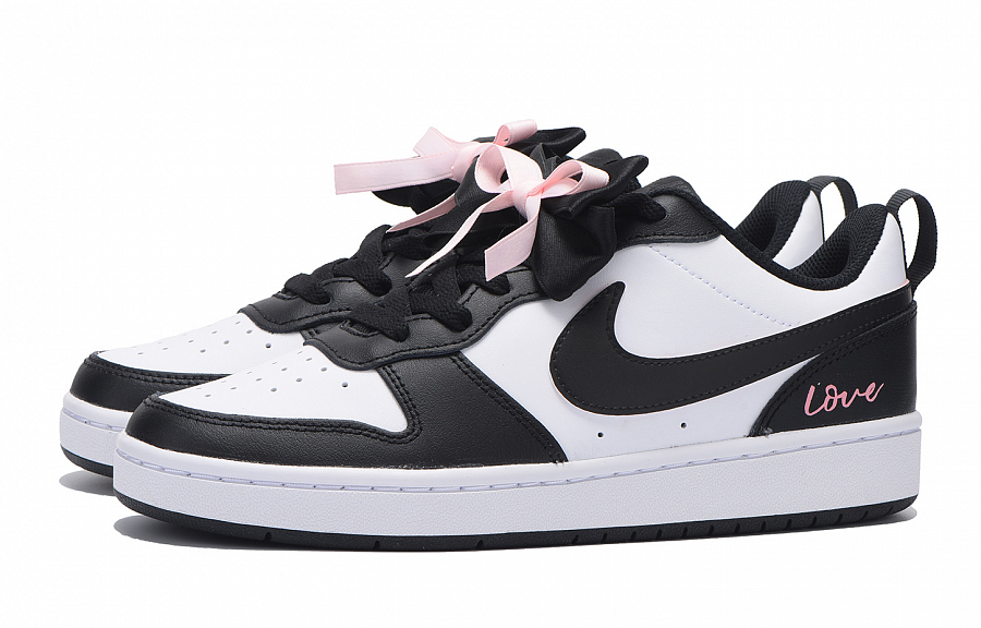 Nike Court Borough Skateboard Shoes Women's Low-Top White