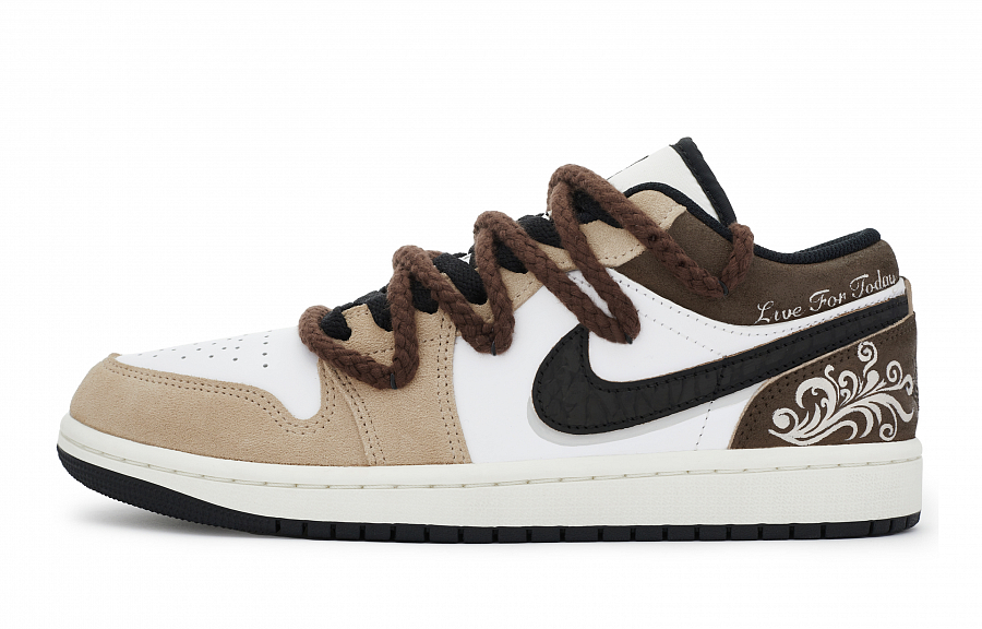 Jordan Air Jordan 1 Vintage Basketball Shoes Women's Low Top White