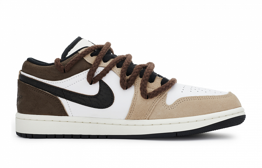 Jordan Air Jordan 1 Vintage Basketball Shoes Women's Low Top White