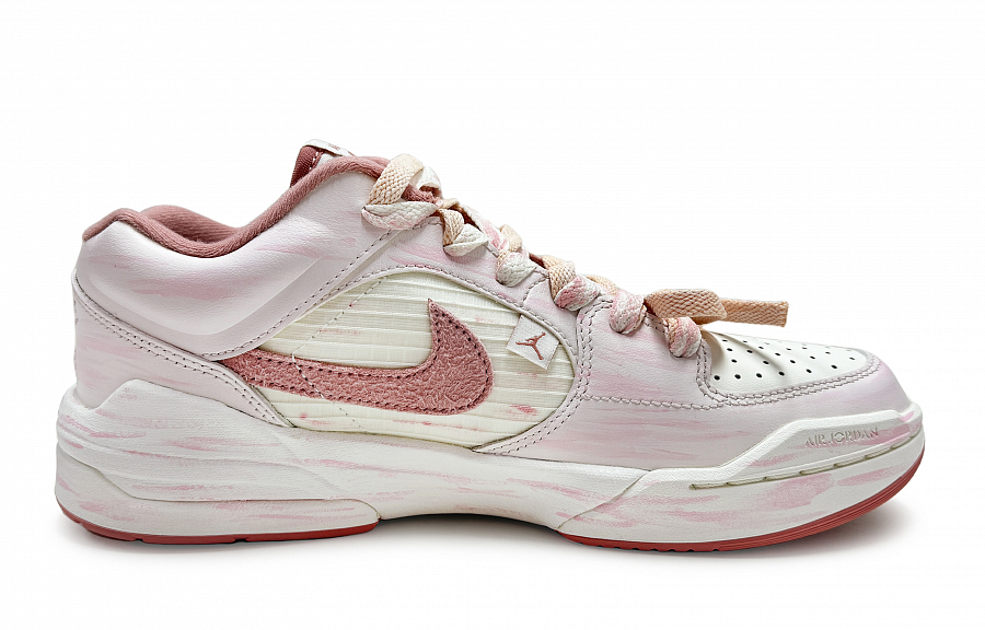Jordan Stadium 90 811 Manufacture Dusty Pink Wear-Resistant Low-Top Casual Shoes Women's Pink White