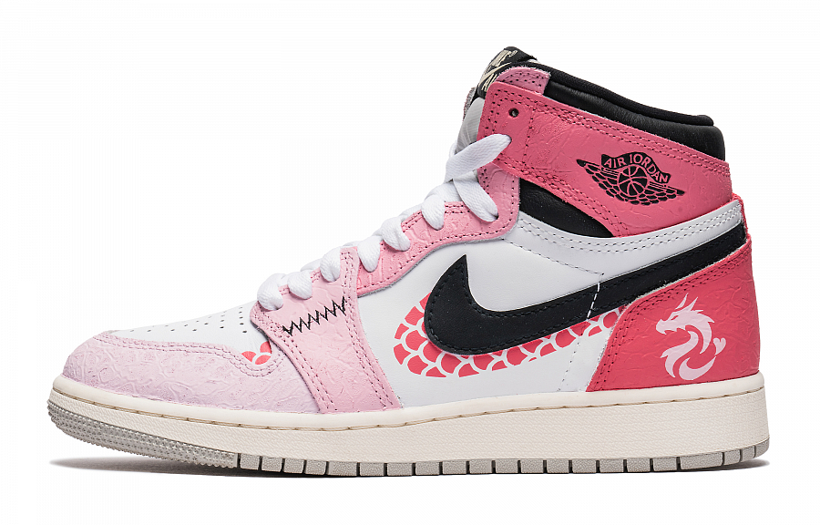 Jordan Air Jordan 1 Vintage Basketball Shoes Men High Top White/Black