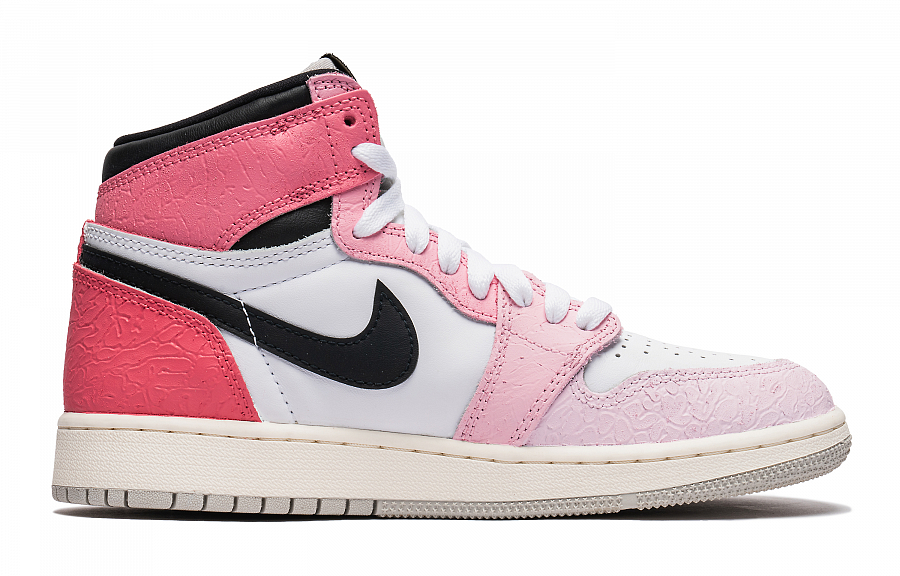 Jordan Air Jordan 1 Vintage Basketball Shoes Men High Top White/Black