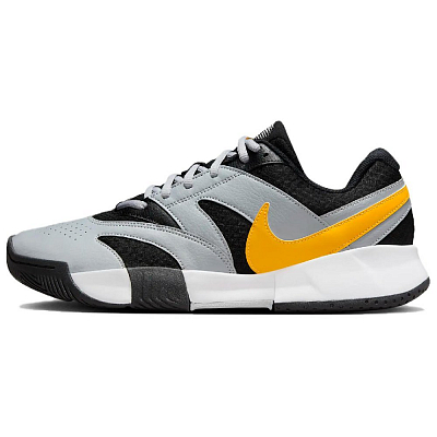 Nike Court Lite 4 Black Wolf Grey White Laser Orange