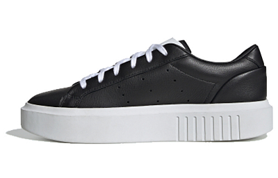 Adidas Sleek Super Black White Women's