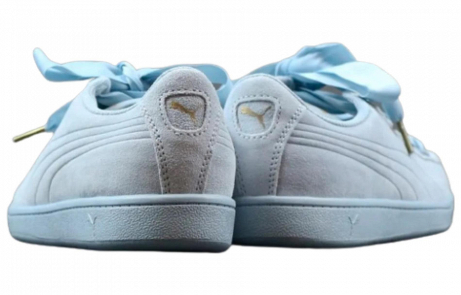 PUMA Vikky Ribbon Anti-Slip Wear-Resistant Low-Top Skateboard Shoes Women's Blue купить в интернет-магазине Yoocart с быстрой доставкой по России.