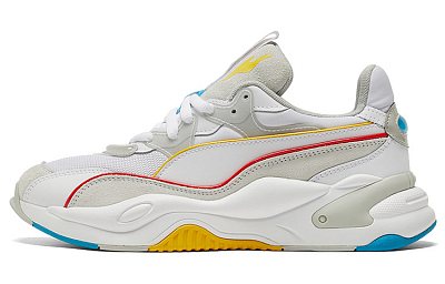 PUMA RS 2K Power Play Wns WHITE GRA 'White Gray Yellow' Women's