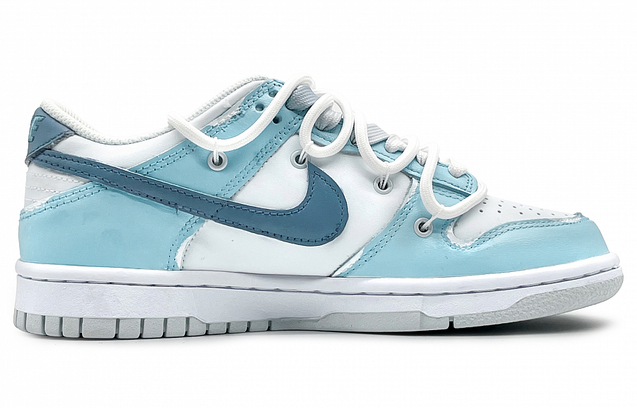 Nike Dunk 'Pure Platinum' Anti-Slip Wear-Resistant Low-Top Skateboard Shoes Men's Blue Green