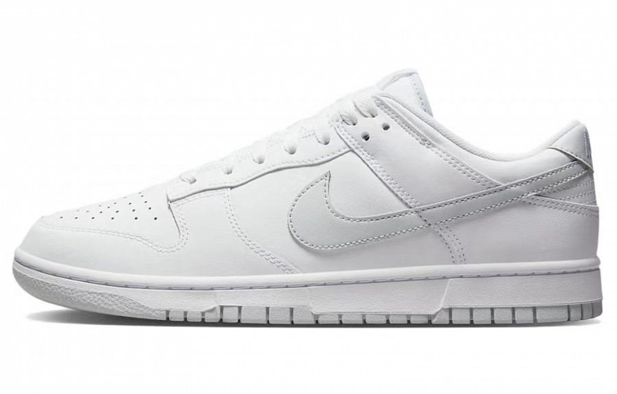 Nike Dunk 'Pure Platinum' Anti-Slip Wear-Resistant Low-Top Skateboard Shoes Men's Blue Green