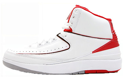 Jordan 2 Retro White Red Cdp 2008