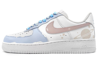 Nike Air Force 1 Coverage Warm Low-Top Skateboard Shoes Men's Light Purple