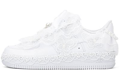 Nike Air Force 1 Low Slip Resistant, Abrasion Resistant, Lightweight Low Top Skateboard Shoes Women's White