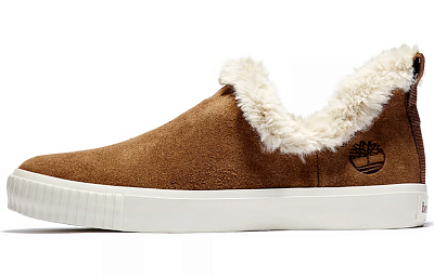 Timberland Skyla Bay Skateboard Shoes Women's Low-Top Brown Yellow