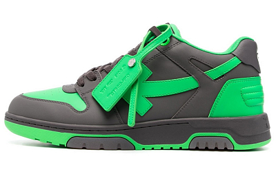 OFF WHITE Out Of Office Low Black Green Fluo