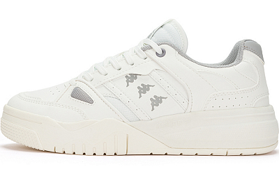 Kappa Low Top Skateboard Shoes Unisex White Gray