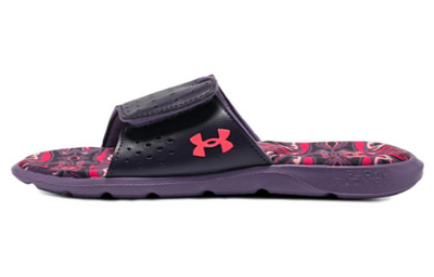 Under Armour Ignite Pro Graphic Footbed Slides 'Tux Purple Marble' Women's