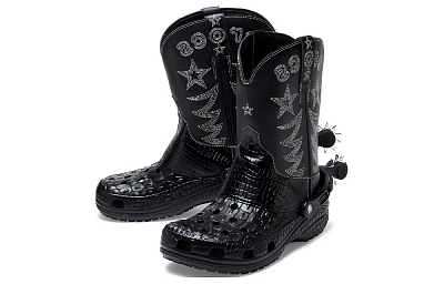 Crocs Classic Cowboy Boot Black