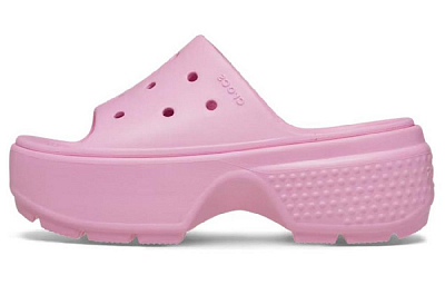 Crocs Stomp Slides 'Pink' Women's