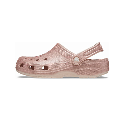 Crocs Classic Glitter Clogs 'Pink' Women's