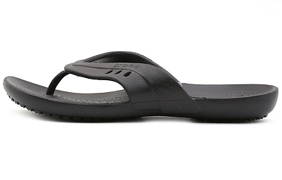 Crocs Kadee Cozy Non Slip Flip Flops Black Women's