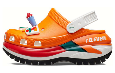 Crocs Mega Crush Clog 7 Eleven Orange