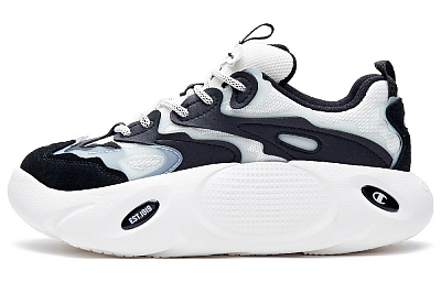Champion Low Top Chunky Sneakers Women's Black White