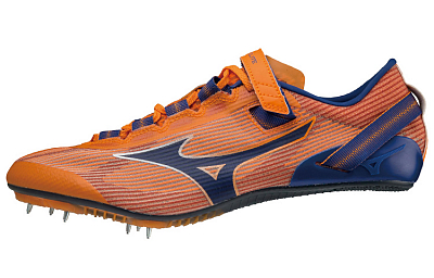 Mizuno Blast Running Shoes Unisex Low Top Oranges/Blue