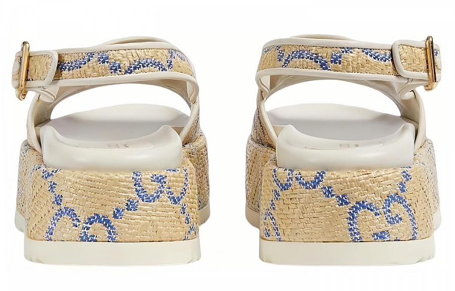 GUCCI Strap Sandals Women's Beige