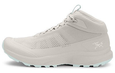 Arcteryx Aerios Cushioned Slip Resistant Abrasion Resistant Mid Top Trekking Shoes Unisex White