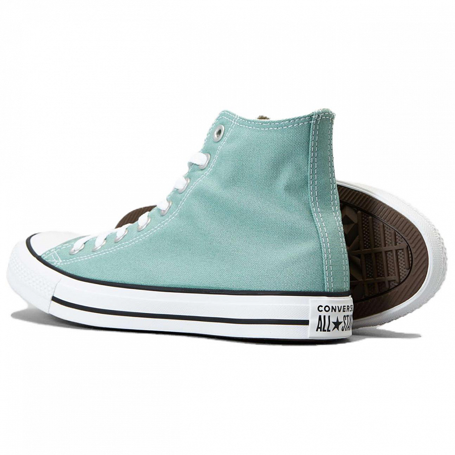 Converse Chuck Taylor All Star Anti-Slip Wear-Resistant High-Top Canvas Shoes Unisex Green White купить в интернет-магазине Yoocart с быстрой доставкой по России.