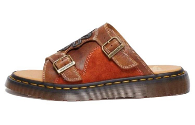 Dr.Martens Slip Resistant Slide Slippers Unisex Brown
