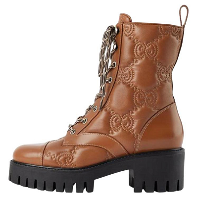 GUCCI GG Quilted Ankle Boots