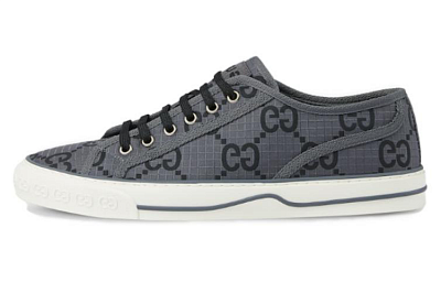 GUCCI Tennis 1977 'GG Monogram   Grey Black'