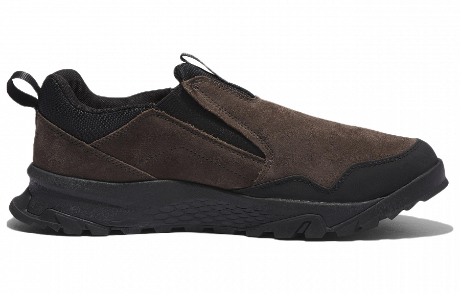Timberland Lincoln Peak Lite Waterproof Slip Ons 'Dark Brown Suede'