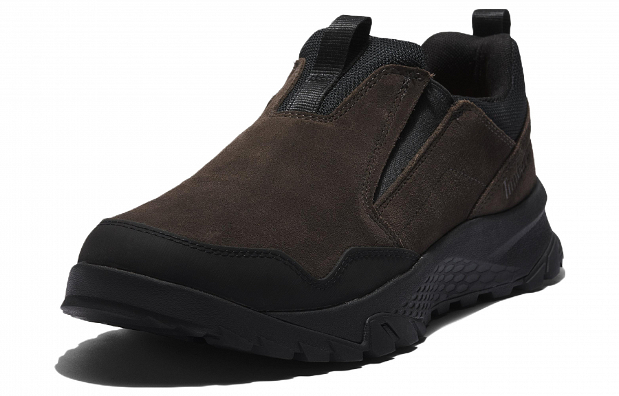 Timberland Lincoln Peak Lite Waterproof Slip Ons 'Dark Brown Suede'