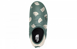 THE NORTH FACE Thermoball Traction Mule V 'Dark Sage Next Gen Logo Print Gardenia White' Women's 2 3236526