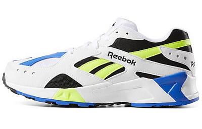 Reebok Aztrek White Black Cobalt Yellow