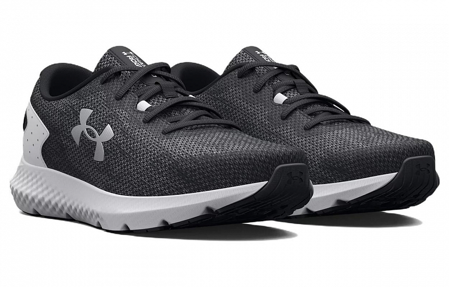 Under Armour Charged Rogue 3 Knit 'Black White' Women's