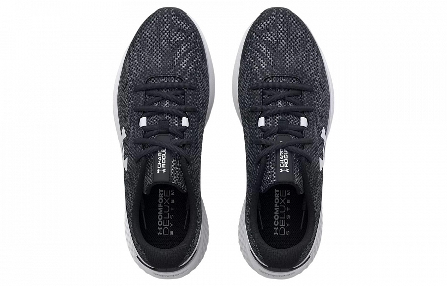 Under Armour Charged Rogue 3 Knit 'Black White' Women's