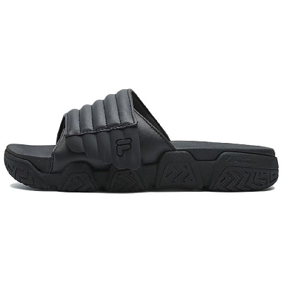 FILA FUSION BARRICADE Slip-Resistant Odor-Resistant Slide Slippers Women's Black