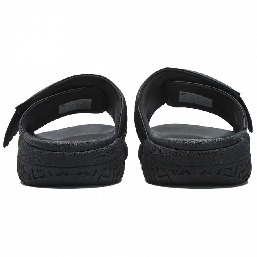 FILA FUSION BARRICADE Slip-Resistant Odor-Resistant Slide Slippers Women's Black