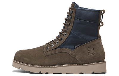 Timberland Vibram Waterproof Leather And Fabric Boots 'Olive Green Suede'