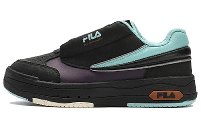 FILA Mix Low Skate Shoes 'Black Blue' Women's