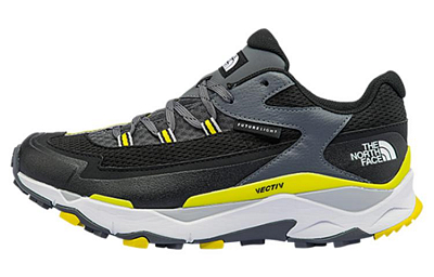 THE NORTH FACE Vectiv Durable Breathable Low-Top Trekking Shoes Men's Black Yellow