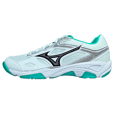Mizuno Sky Blaster Shock Absorbers With Slip Resistant Features Low Top Badminton Shoes Unisex White Blue